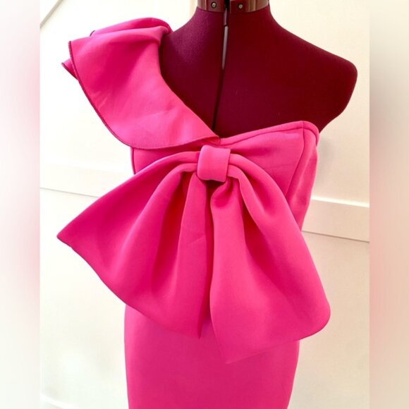 NWT One Shoulder Bodycon Cocktail Dress Size L - Picture 3 of 11